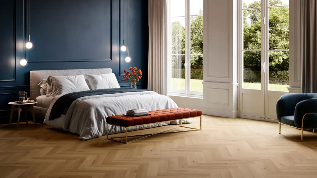 Parquet lamett Baton rompu 