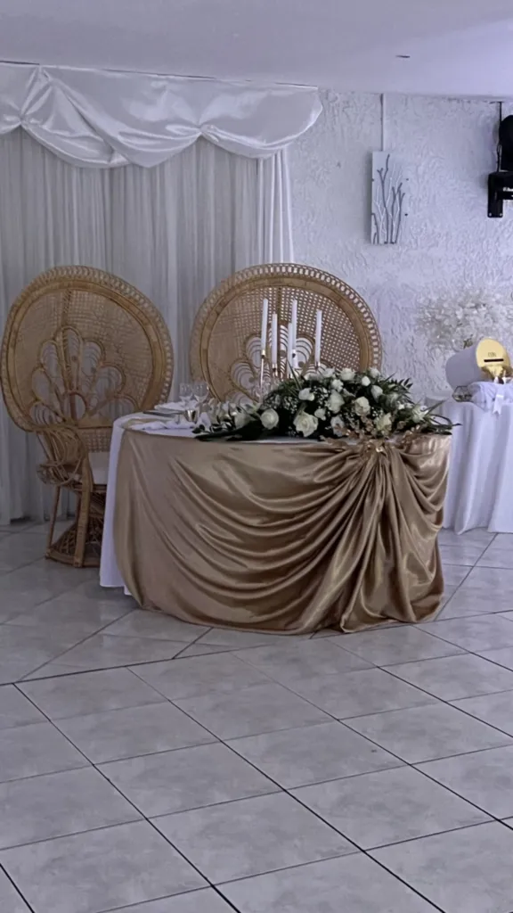 Organisation du mariage de Charlotte et Matthieu de Martigues sur le thème Or et Blanc