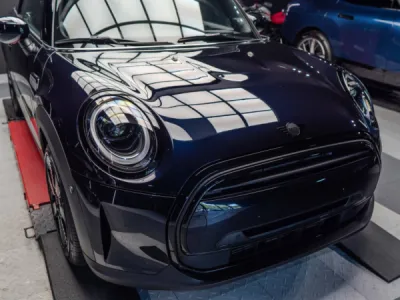 Client de Lorient ayant confié sa Mini Cooper à Gloss Obsession pour une protection sur mesure.