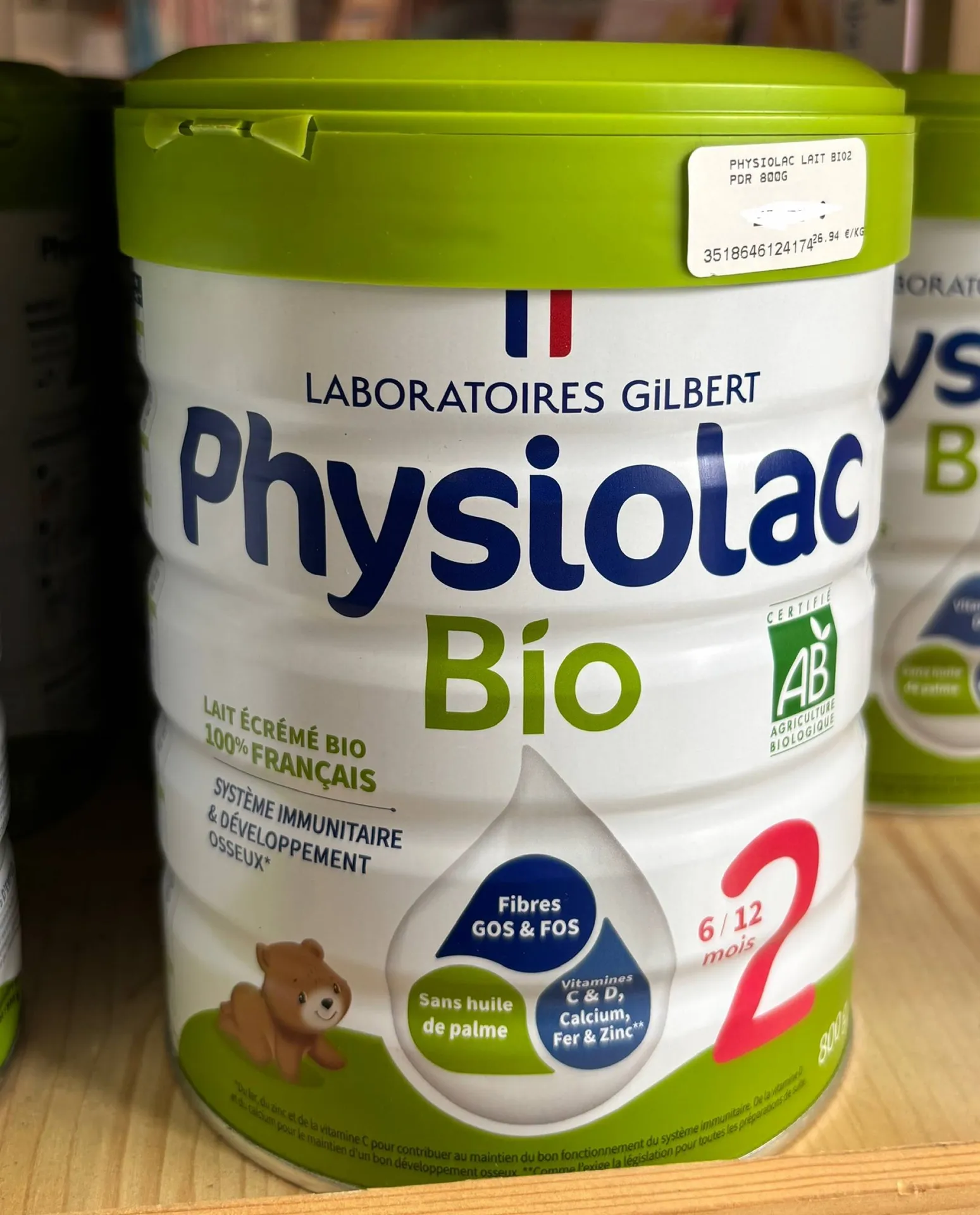 PHYSIOLAC BIO 3E AGE PHARMACIE DU PETIT BOSQUET 