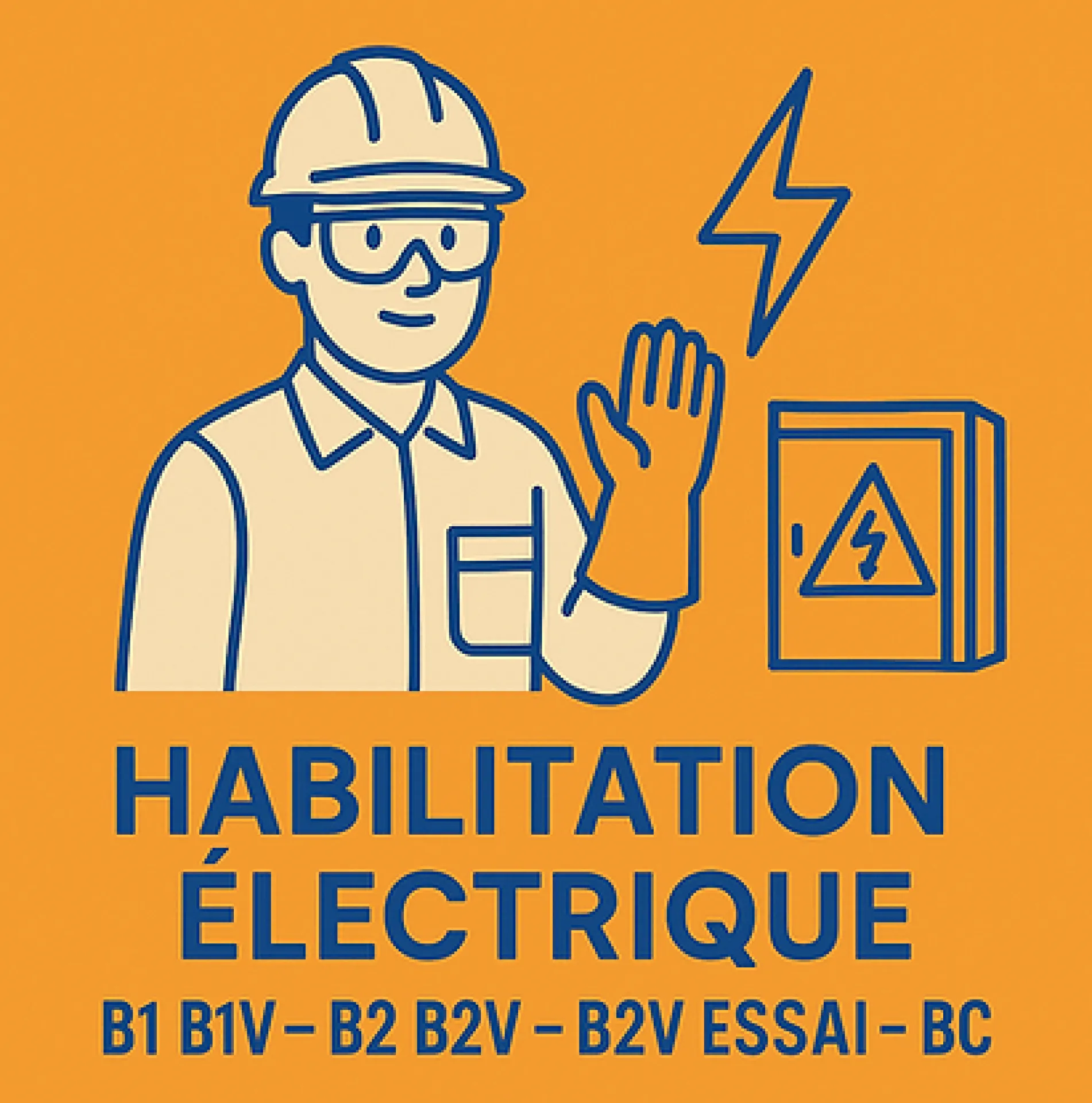 Formation : Habilitation Électrique B1 B1V – B2 B2V – B2V Essai – BC