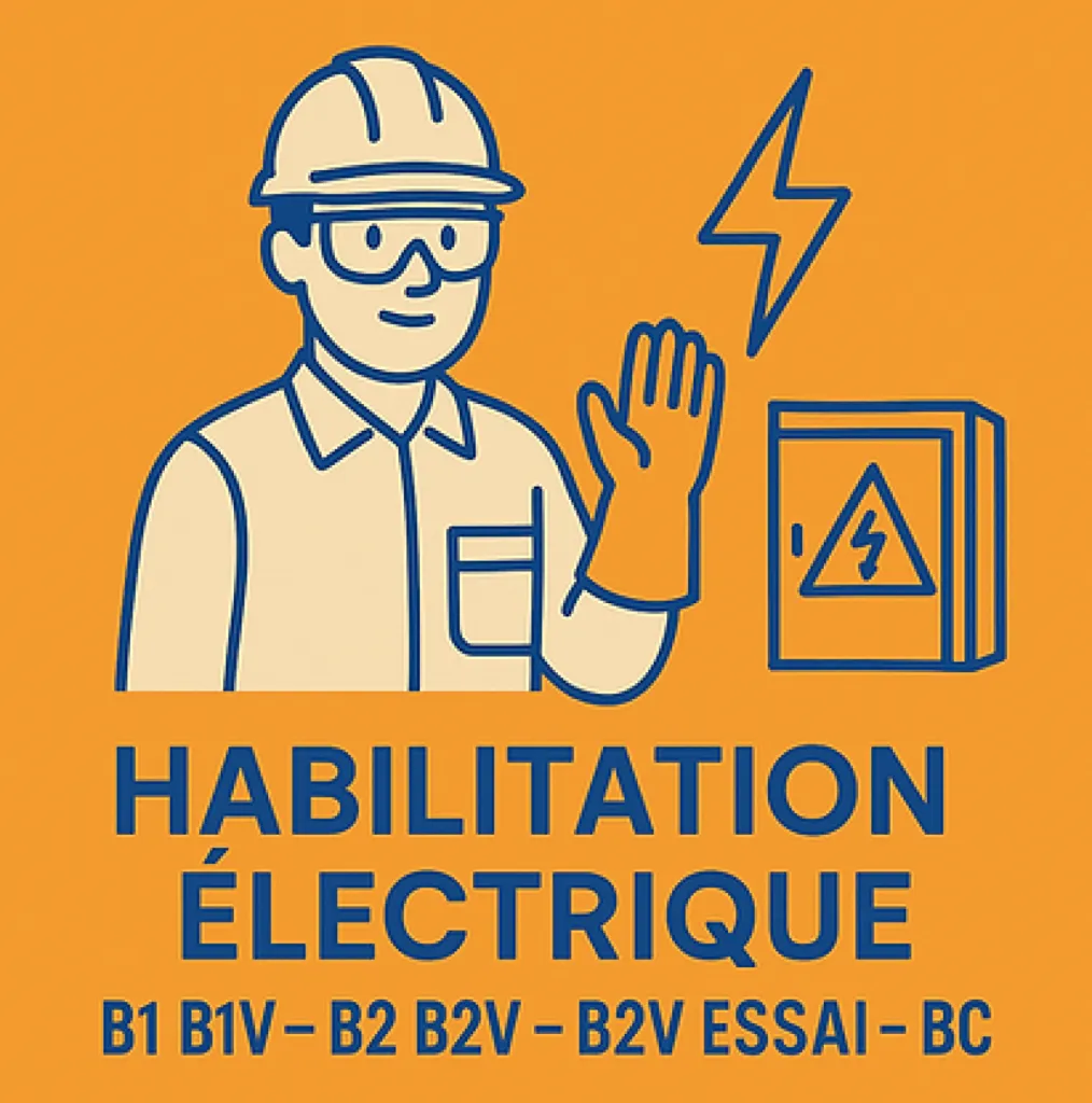 Formation : Habilitation Électrique B1 B1V – B2 B2V – B2V Essai – BC