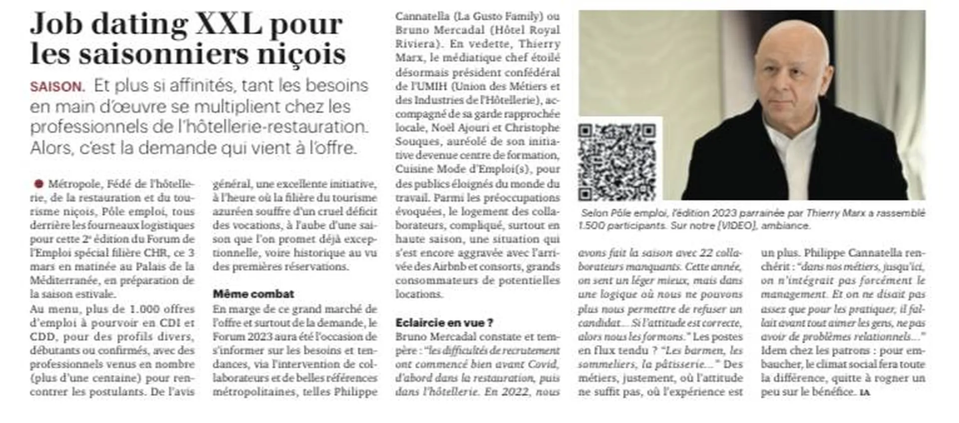 Job dating XXL pour les saisonniers niçois