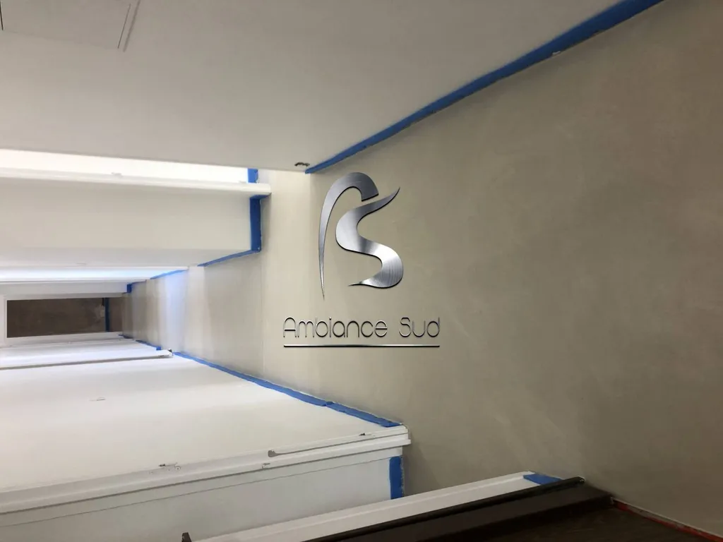 Sol en béton cire coulé industriel 