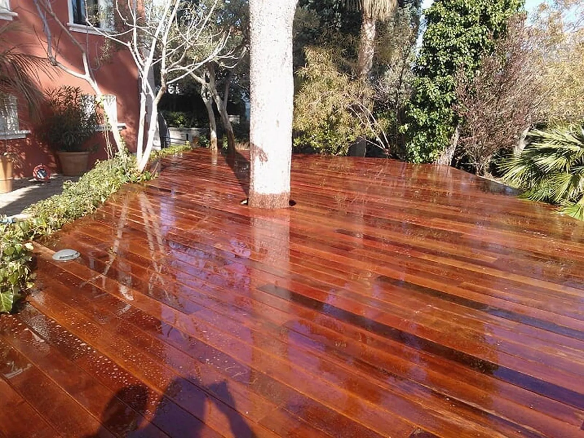 Terrasse en Merbau Parqueterie aixoise