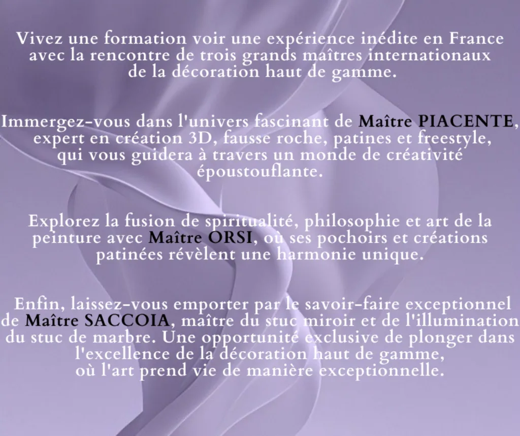 FORMATION TECHNIQUES DE LA CHAUX en partenariat avec MARMORINO TOOLS à LA GARDE