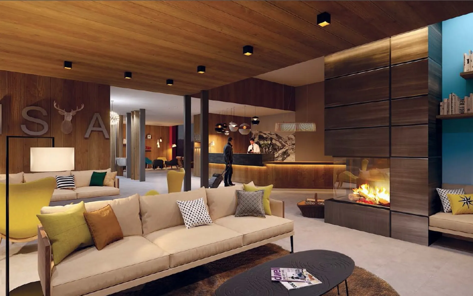 Accueil  de la résidence prestigieux 