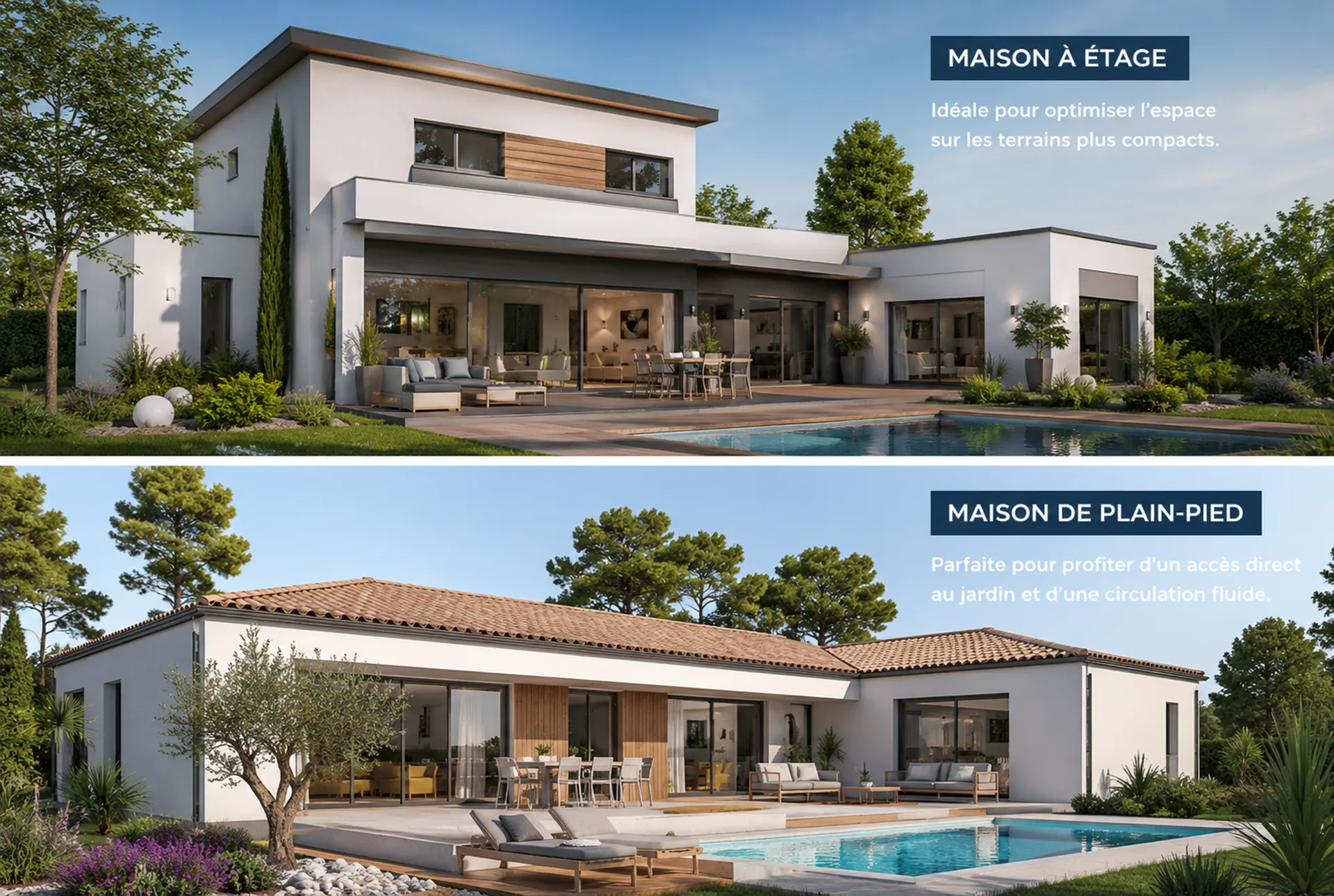 Faire construire une maison de plain-pied ou une maison à étage en Gironde