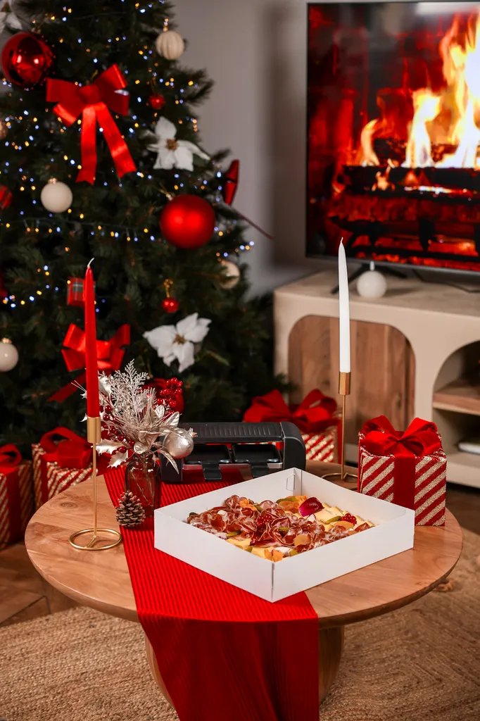 Table de Noël festive – sélection de plateaux gourmands Les Douceurs de Saison pour vos fêtes.