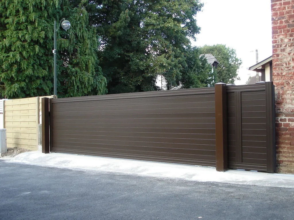 Devis installation portail alu coulissant et motorisé Deauville Calvados