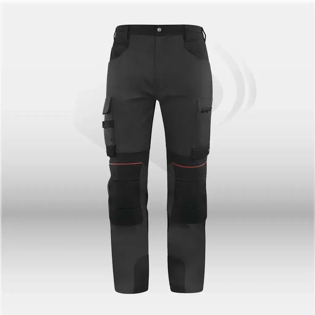 Pantalon de travail et de protection EPI Mach2 Delta Plus multipoches renforcé polyester coton utilisé en milieu professionnel BTP et industrie à Mont-de-Marsan, Landes (40), Nouvelle-Aquitaine et disponible partout en France