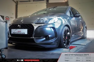 Reprogrammation moteur Salon de Provence - DS3 1.6 THP Performance 208cv - ADP Performance