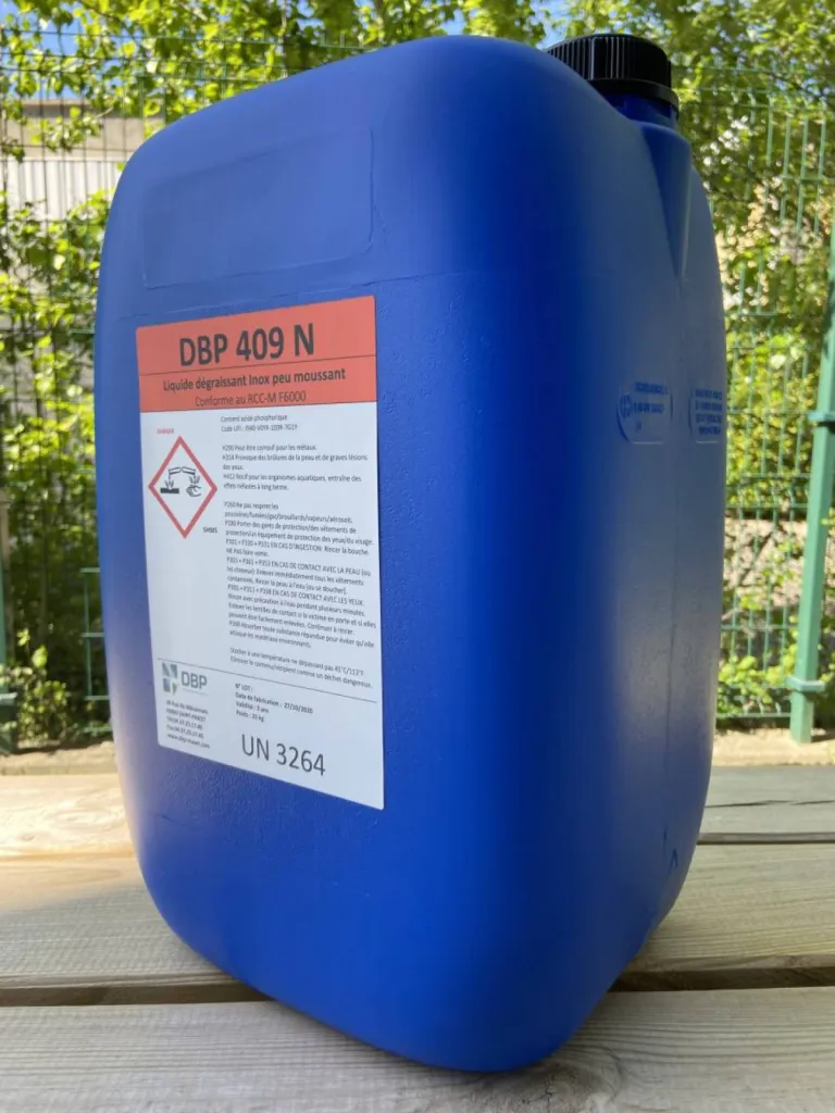 DBP 409 - Produit de nettoyage et de dégraissage de l'inox - Lyon (69)