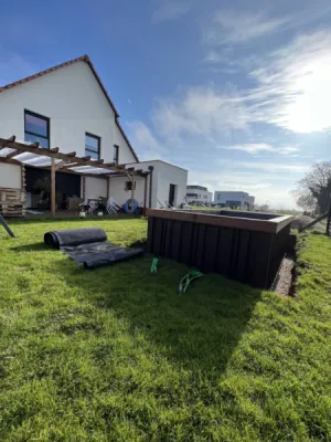 Piscine conteneur pour une maison à Colmar CLK 