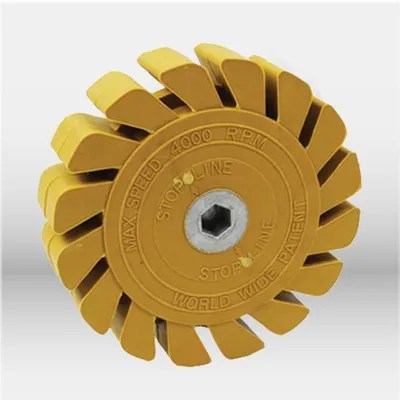 Gomme anti-adhésif 23mm pour brosseuse pneumatique 4B Distrib, accessoire detailing dépose autocollants résidus de colle carrosserie et vitres automobile – disponible à Mont-de-Marsan, Landes (40), Nouvelle-Aquitaine et toute la France