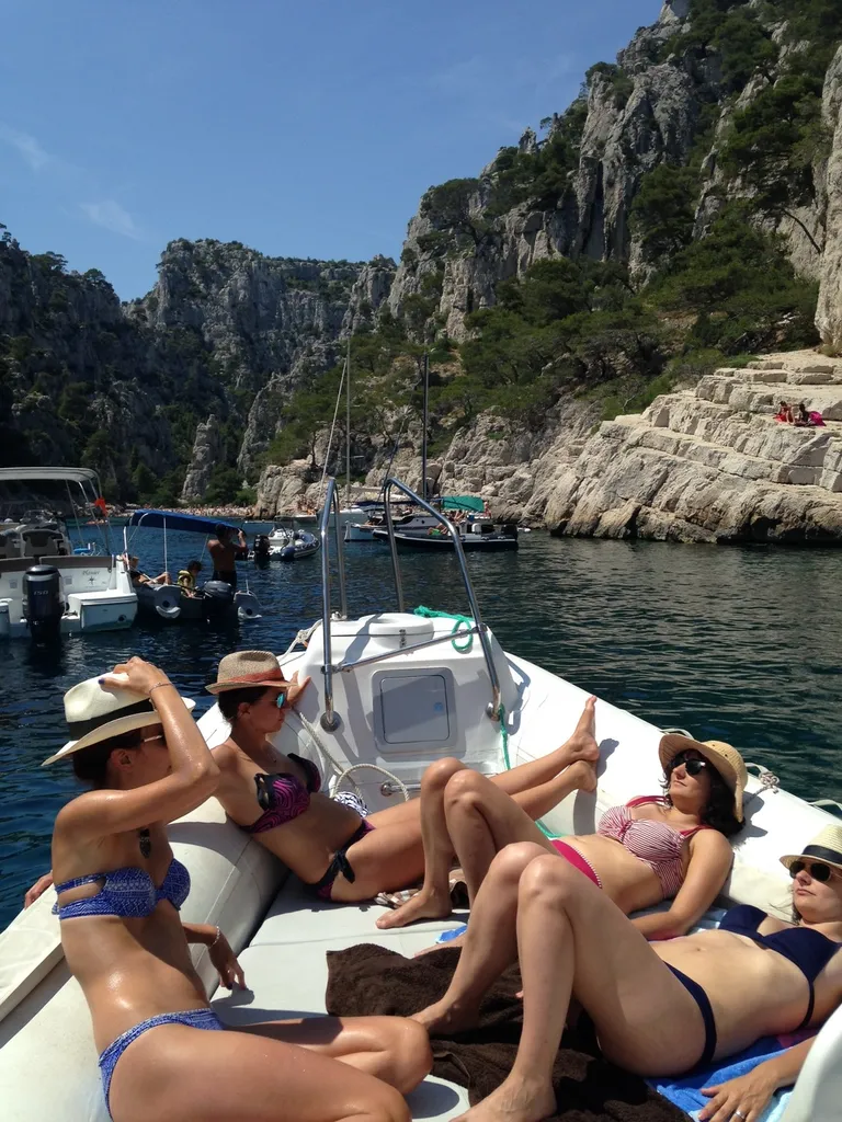 visite en bateau des calanques 