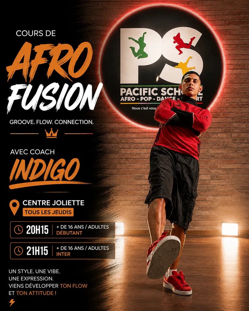 Trouvez votre groove en Afro Fusion à Marseille 14e – Cours adultes avec le coach Indigo