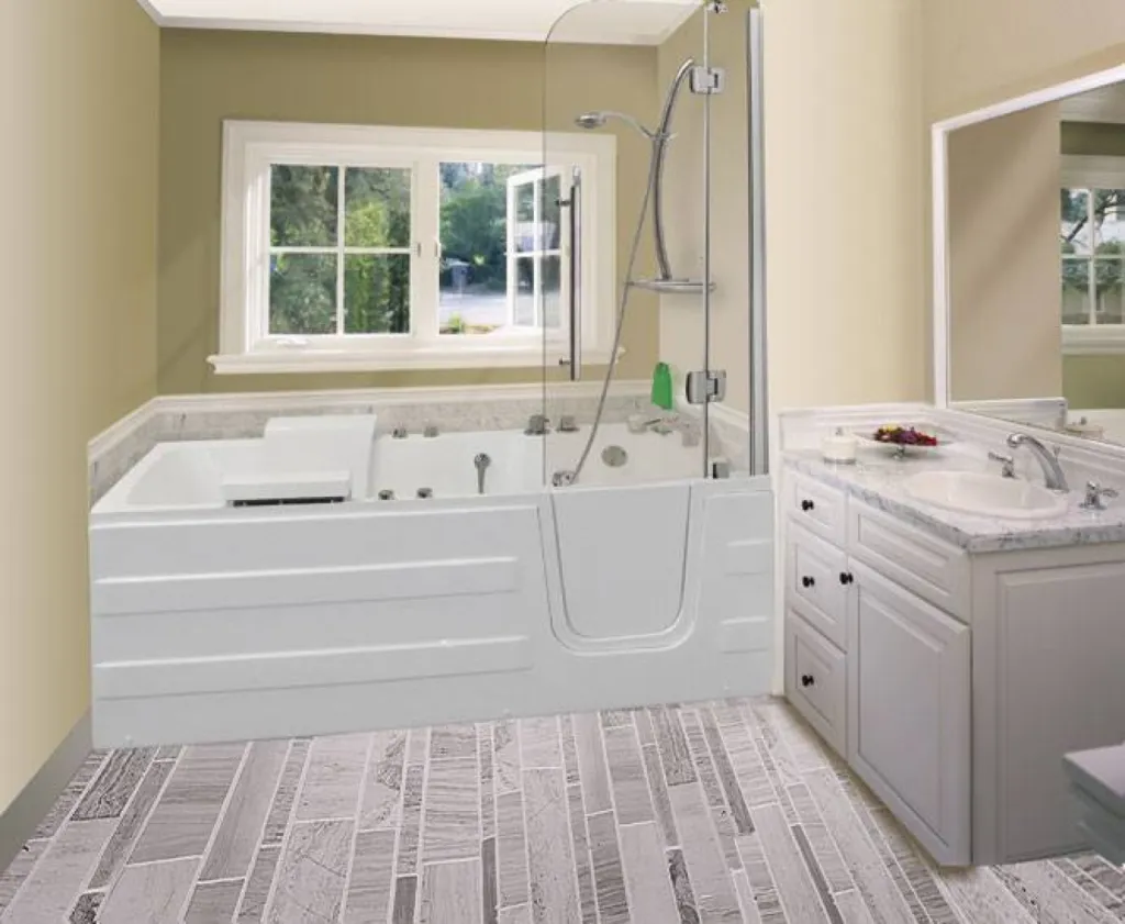 Remplacement baignoire par douche sénior sécurisée à Bussy-Saint-Georges (77)