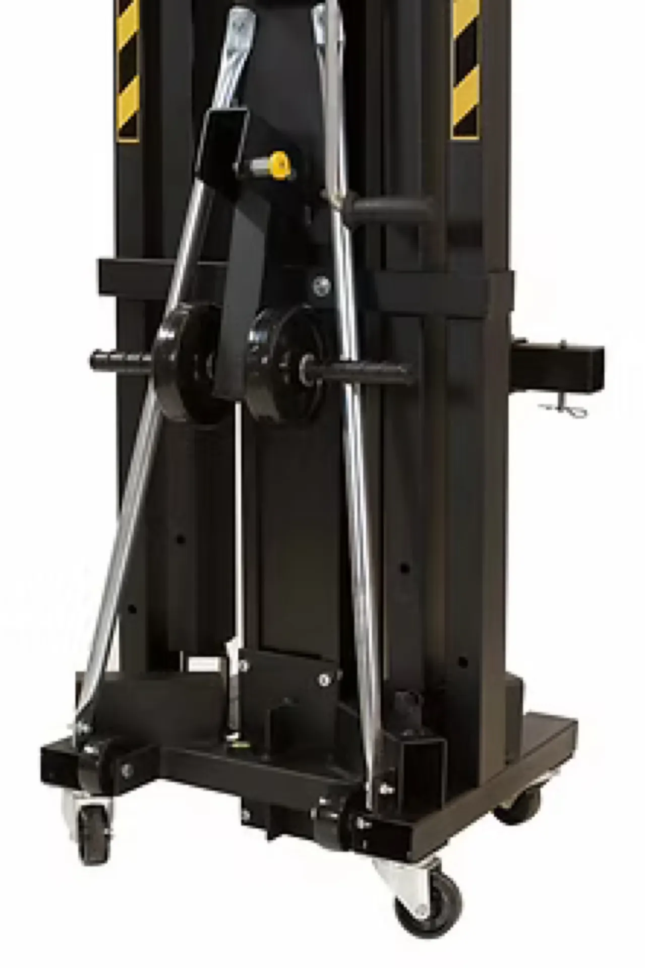 PIED TÉLÉSCOPIQUE À TREUIL AVEC FOURCHES 6,20M 300KG MAX