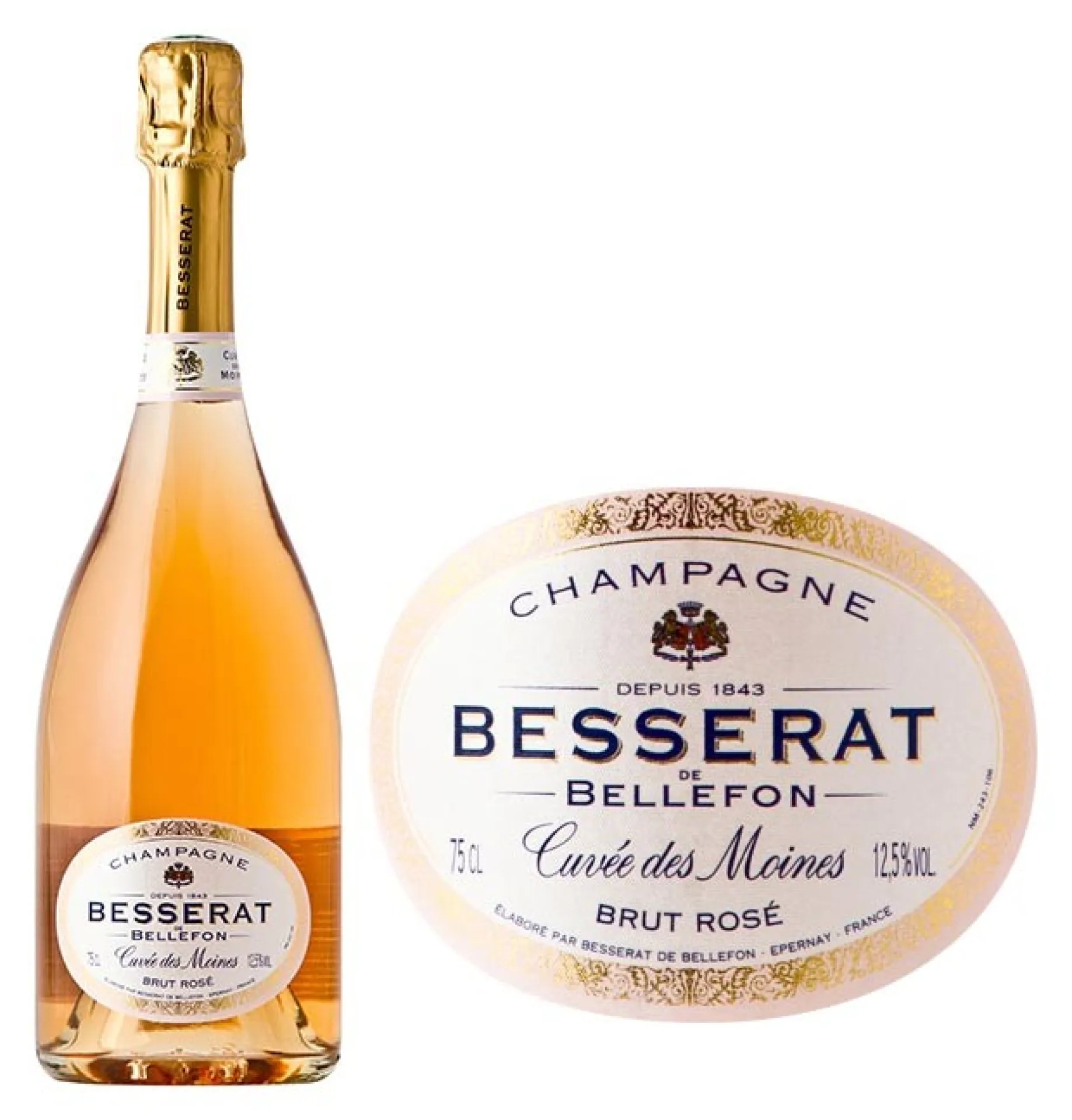 CHAMPAGNE ROSÉ BESSERAT DE BELLEFON GIRONDE