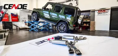 Ligne d'échappement Cende à clapet Mercedes Classe G 500 AMG | ADP Performance Aix en Provence
