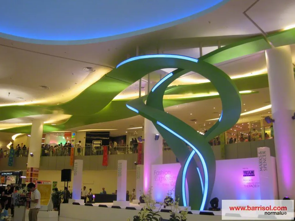 Plafond BARRISOL en volume et forme 3 dimension sur Toulouse
