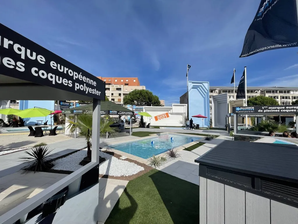 stand alliance piscines toulon sur la foire de marseille 2021