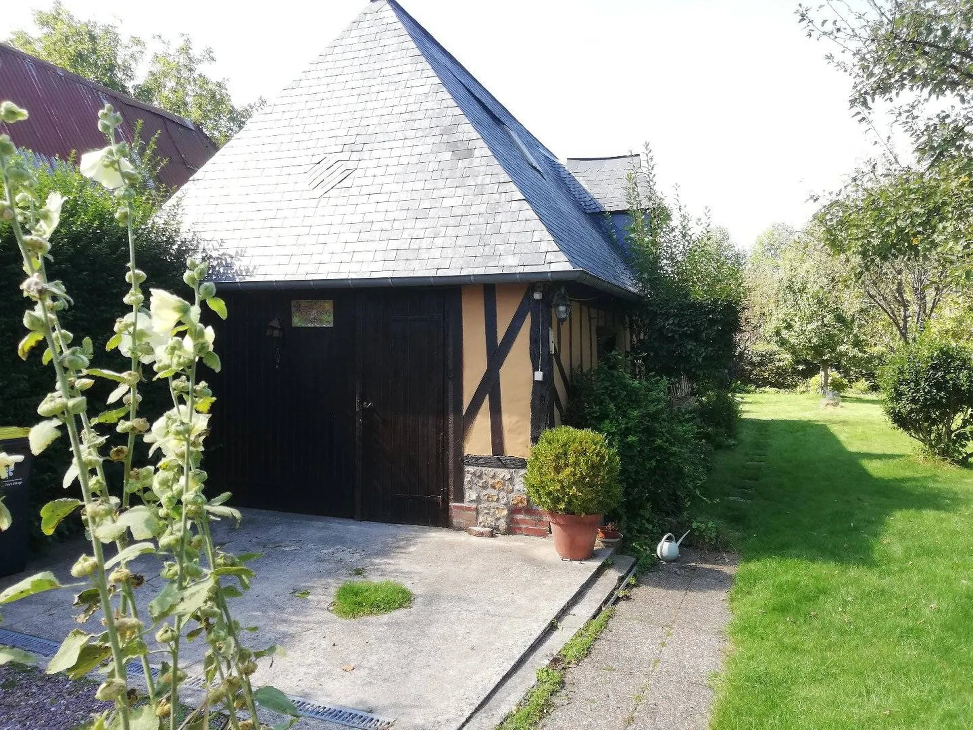 Visite villa normande à colombages proche de Pont-Audemer 27500