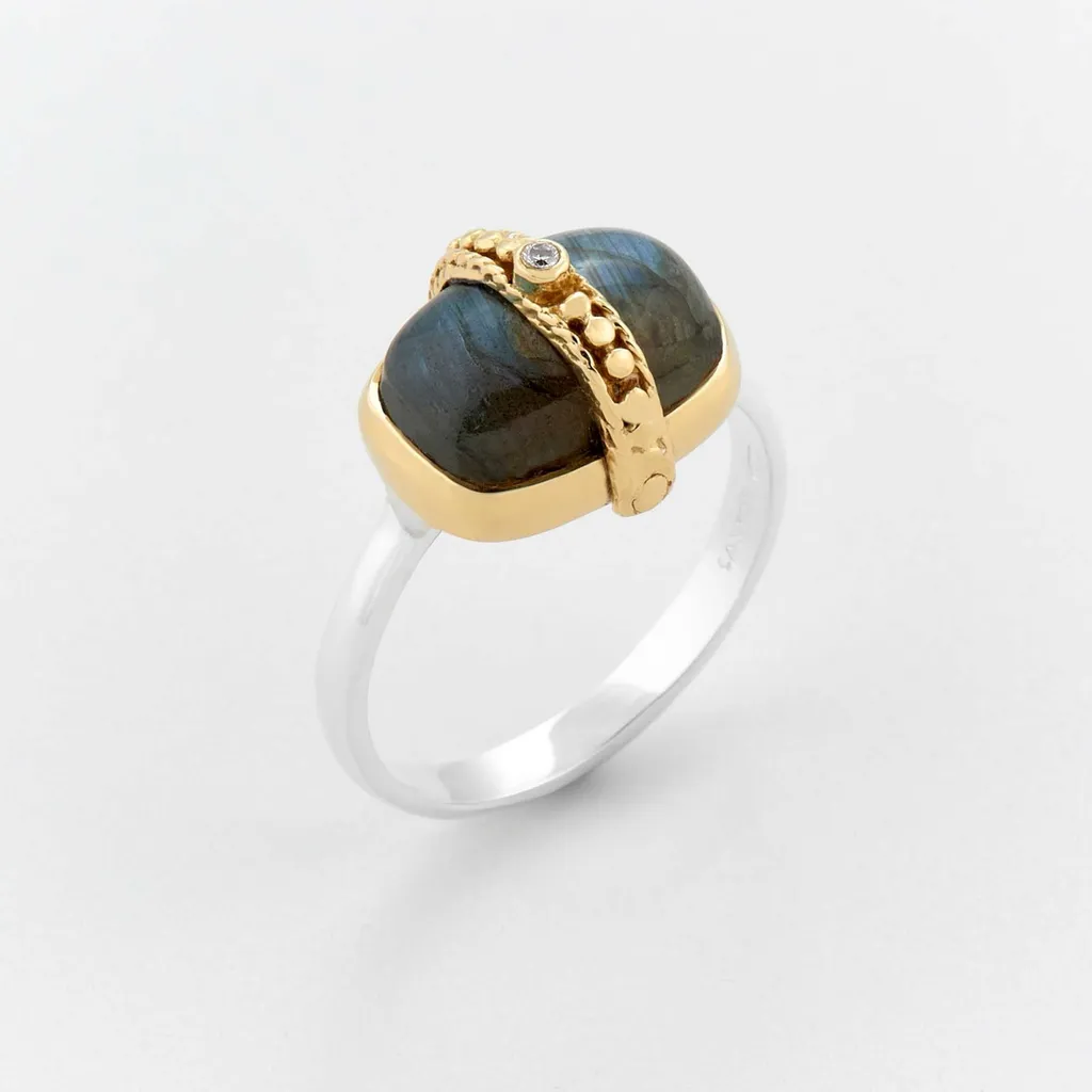 Bagues Canyon avec pierres naturelles