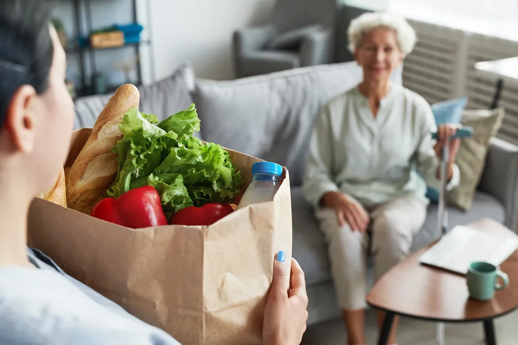 Aide aux courses pour seniors