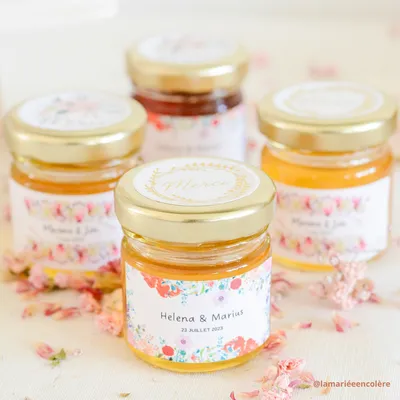 Mon Petit pot de Miel comme cadeau d'invités pour votre mariage à Bordeau en Nouvelle Aquitaine - Les Mariages de Mademoiselle L