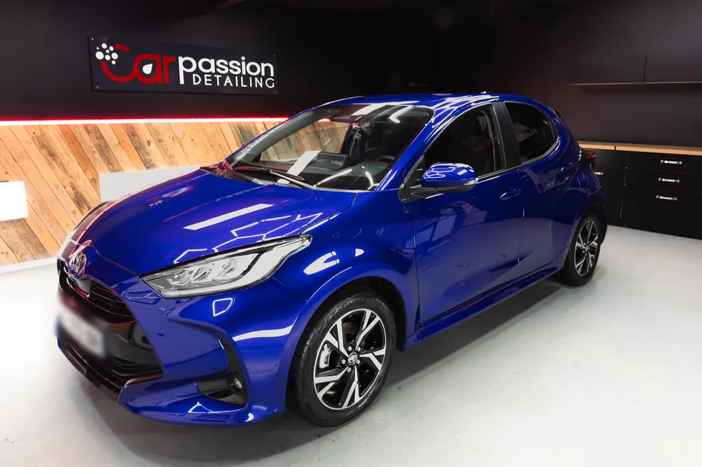 Toyota Yaris protéger par une protection céramique des la sortie de concession 