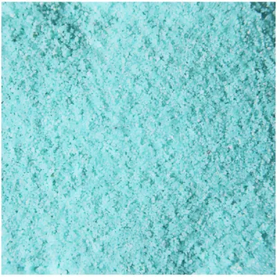 Sable coloré bleu turquoise pour décoration