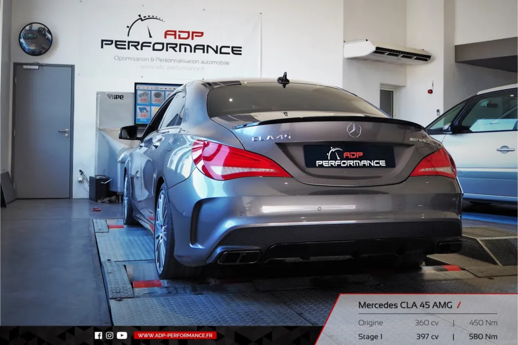 Reprogrammation moteur Cannes - Mercedes CLA 45 AMG 360cv - ADP Performance