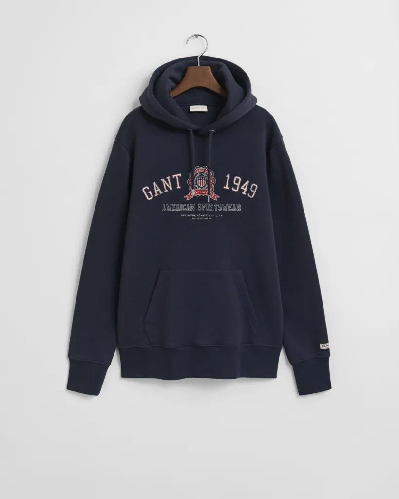 Le sweat à capuche Crest Graphic GANT