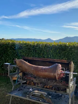 rôtisserie à domicile dans les landes