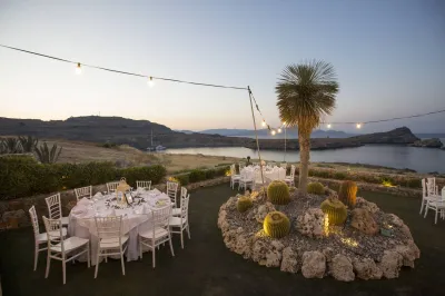 un dîner de mariage de rêve en grèce