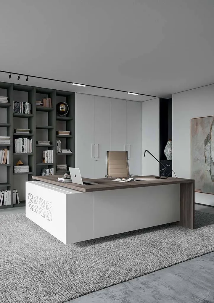 Bureau de direction T45 au design moderne pour des aménagements de vos espaces de bureau à Marseille 