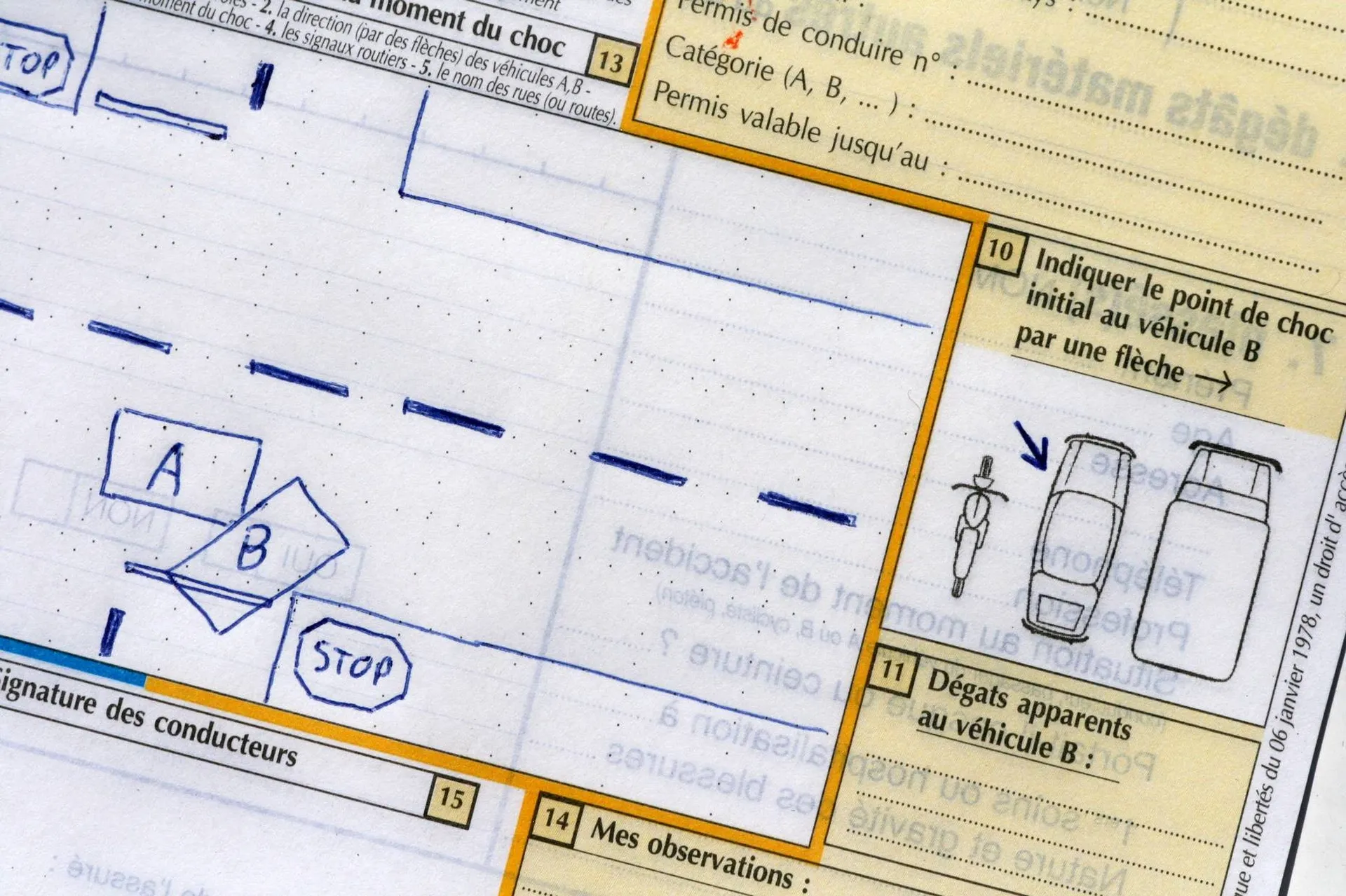 Comment remplir un constat amiable d assurance
