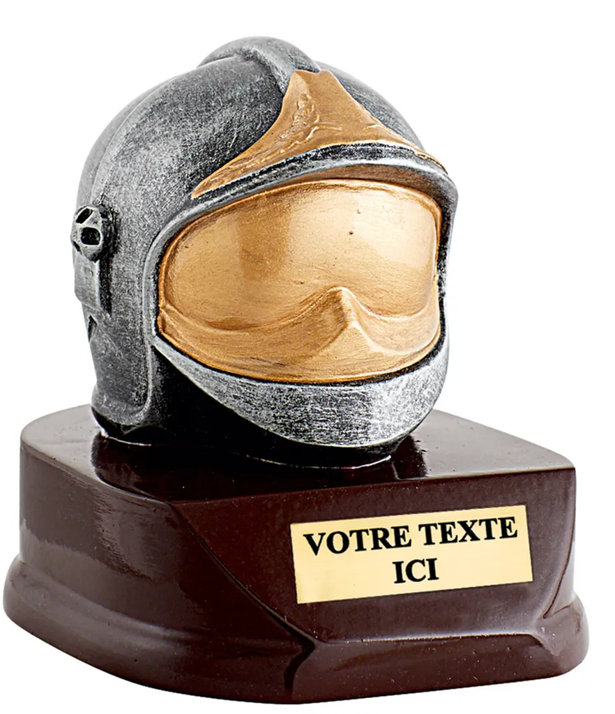 TROPHEE POMPIER - CASQUE REF. 902 - Hauteur 10 cm