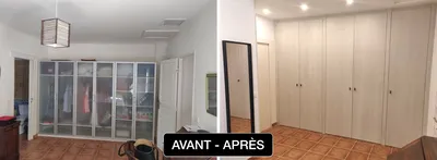 avant aprés dressing sur mesure
