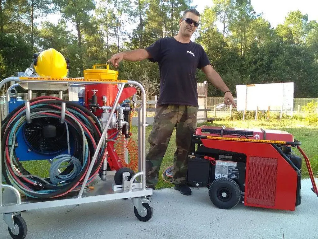 Unité mobile Hydrogommage