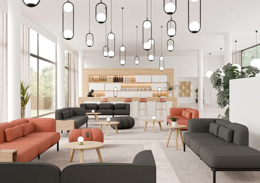 Canapé Rhune installé en Hôtel à Avignon