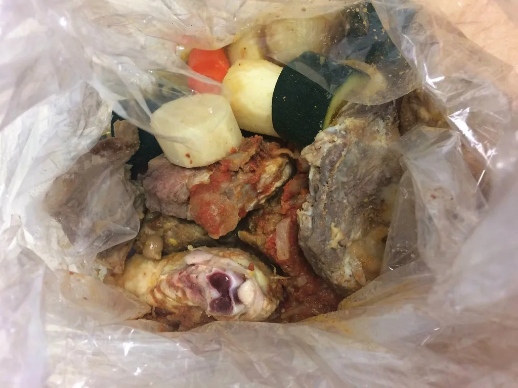 Tagine d'agneau en papillottes