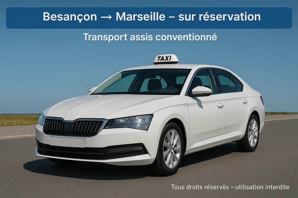Taxi conventionné vsl la seyne sur mer marseille