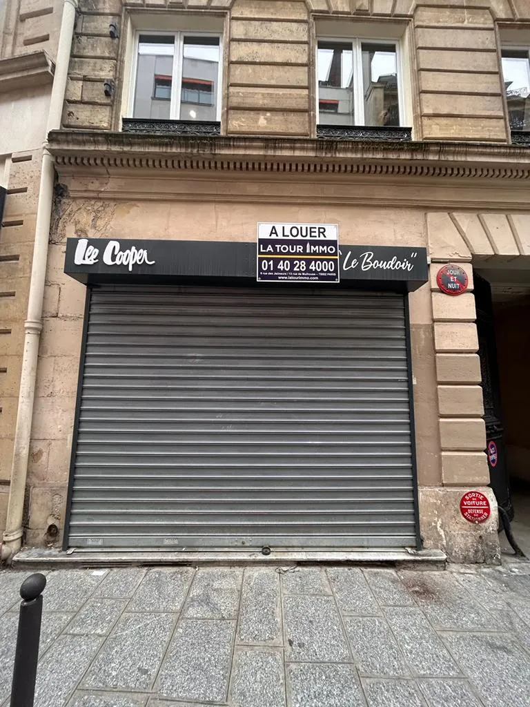 Location - Boutique 200 m², Sentier / Bourse / Vivienne, Rue des Jeuneurs 75002 PARIS