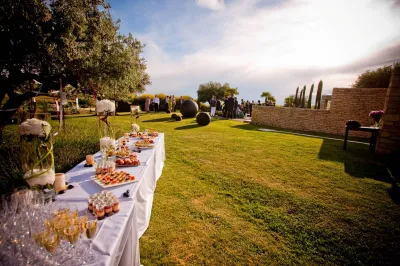Authentic and Orthodox Wedding Reception for English Couple in Luxurious Bastide in middle lavenders fields in Vaucluse