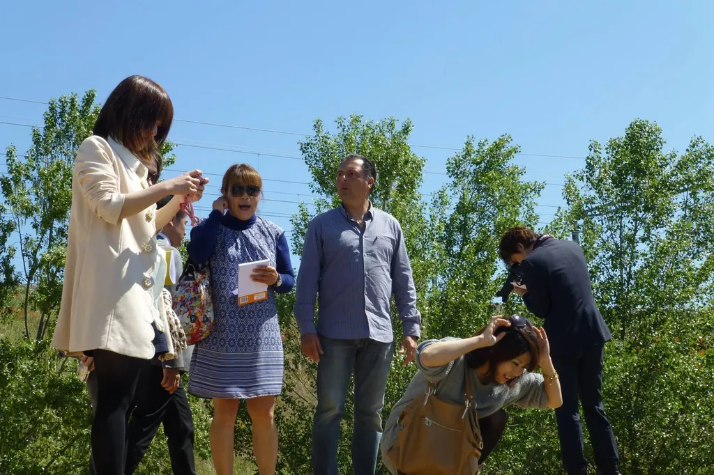 visite de l'élevage avec les ambassadeurs de la marque royal canin japon