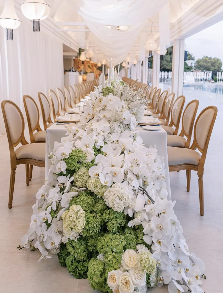 Design floral pour mariage Saint Tropez