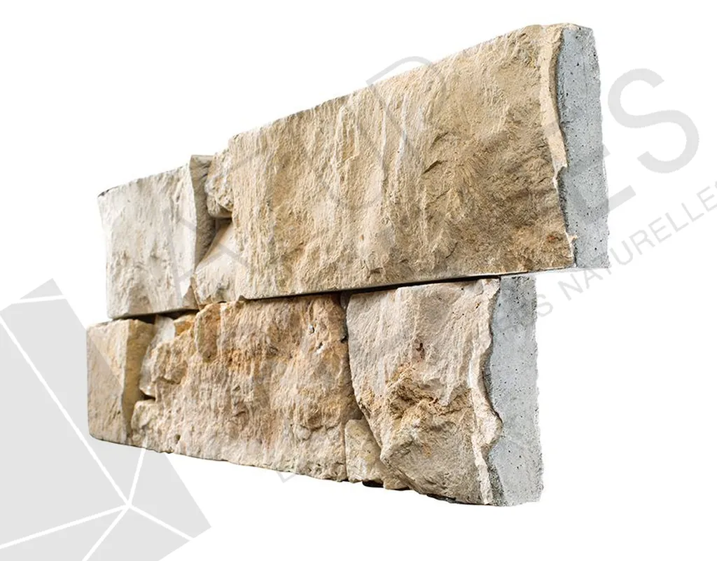 pierre naturelle travertin sur beton